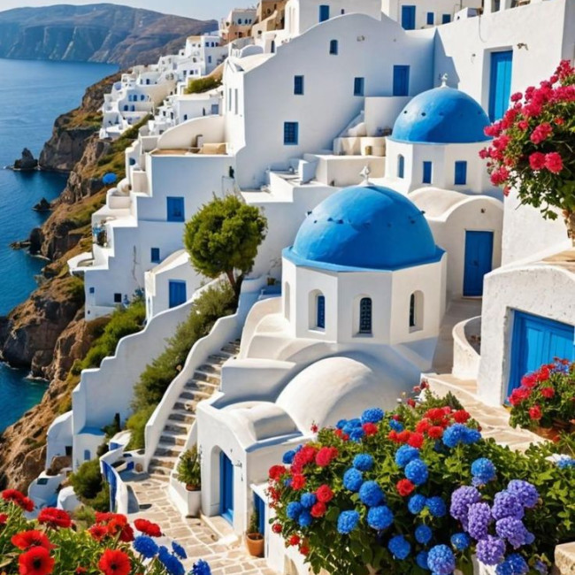 small town on the coast