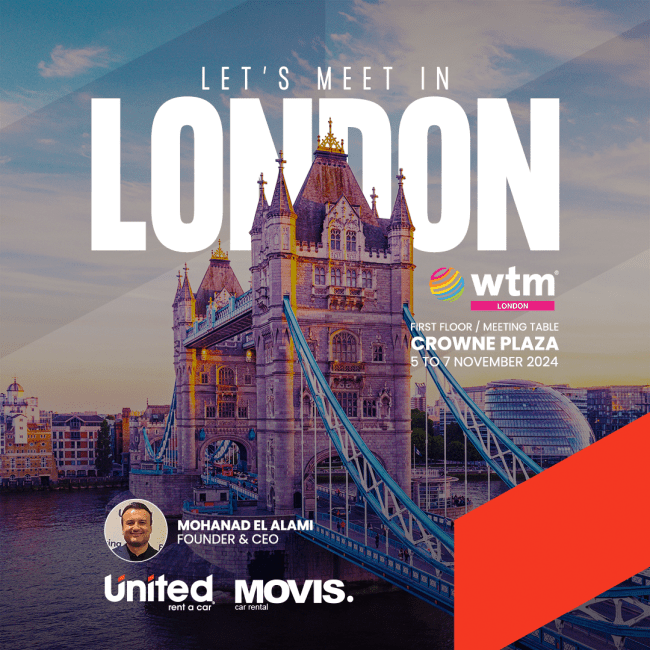 United Rent A Car at WTM London 2024
