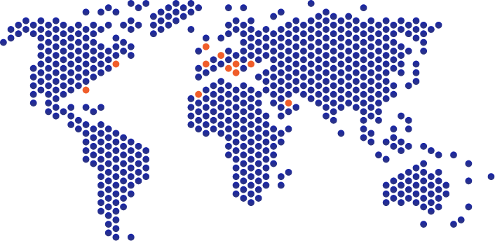 EXPERIENCE <br> OUR GLOBAL PRESENCE